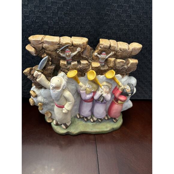 The Beginners‎ Bible Ceramic Figurine Joshua And The Walls Of Jericho 1995 - Picture 3 of 5